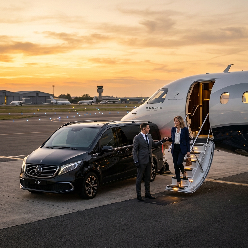 Coursier VIP Conciergerie Paris Mercedes EQV