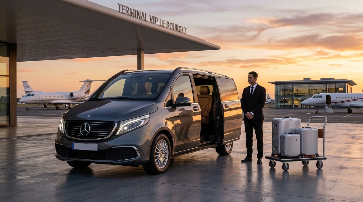 Transfert Jet Privé Paris-Le Bourget : Guide des Salons FBO et Chauffeur premium